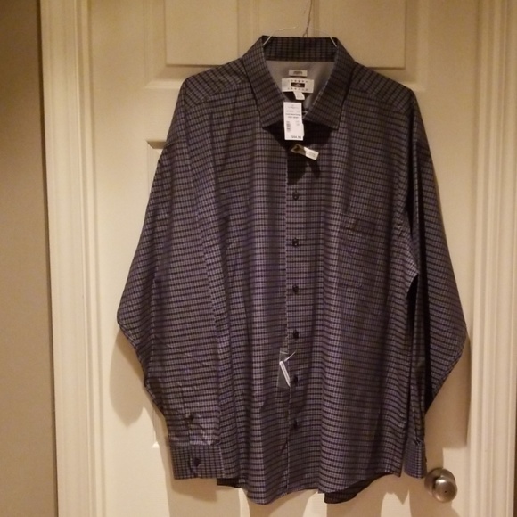 Joseph Abboud plaid dress shirt - Picture 3 of 3